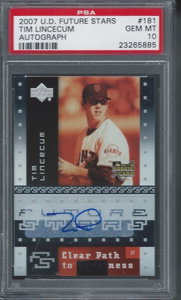 PSA Set Registry Showcase: Tim Lincecum